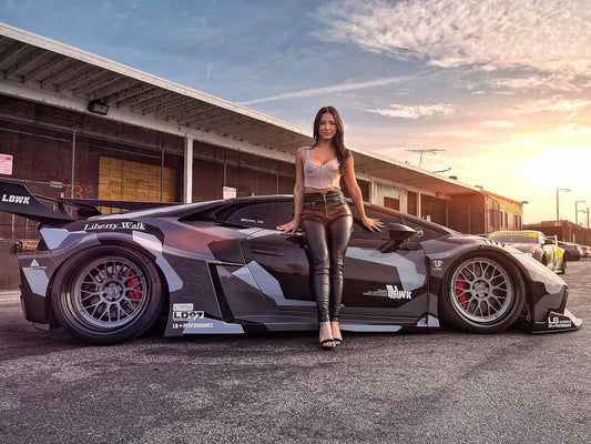 LBWK × LD97 Forged Wheels for Liberty Walk Lamborghini Huracan