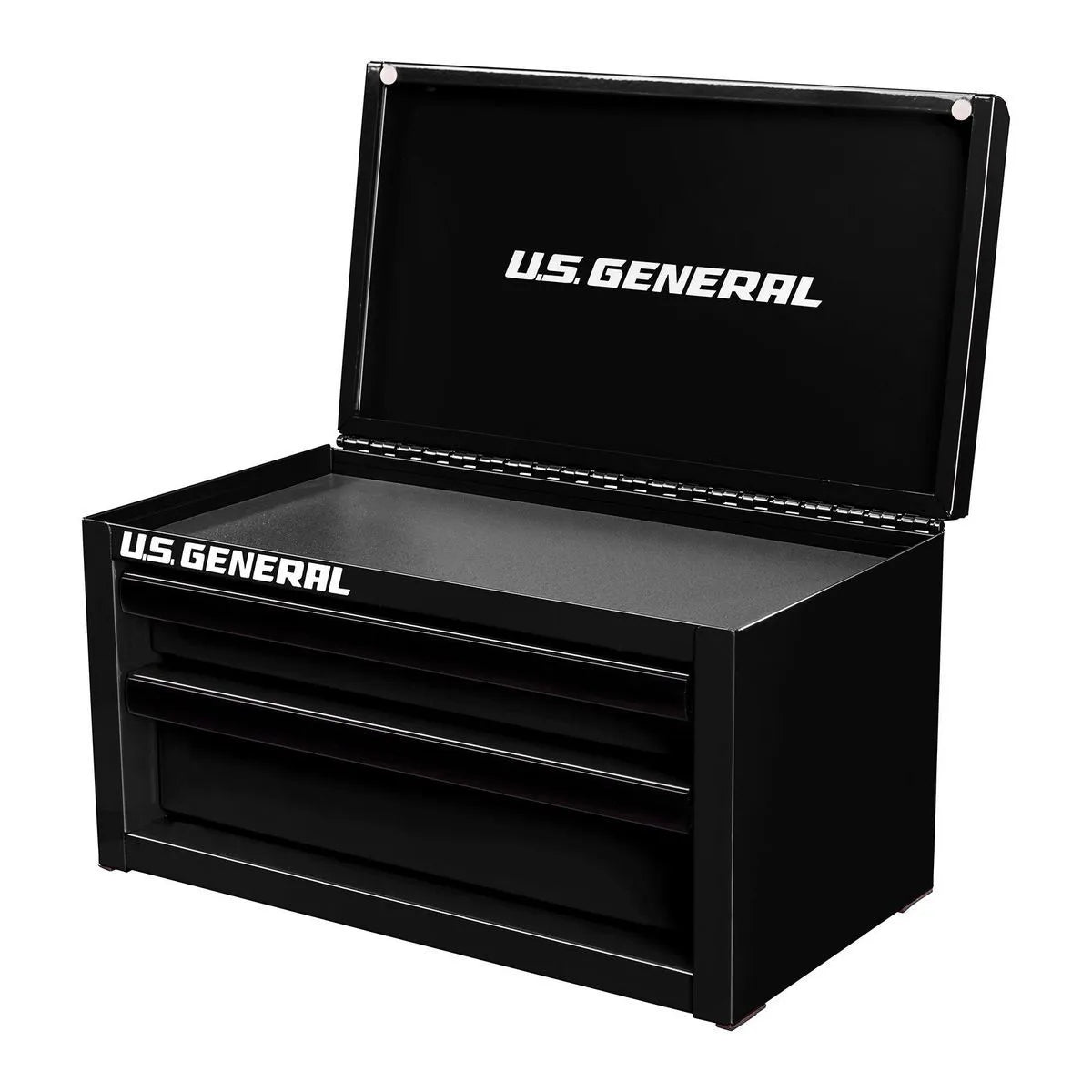 Black toolbox with 'U.S. General' branding on a white background