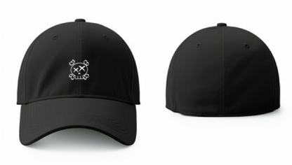 RONIN White Skull Embroidered Logo Hat (RESTOCKING SOON)