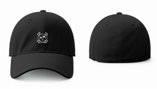 RONIN White Skull Embroidered Logo Hat (RESTOCKING SOON)