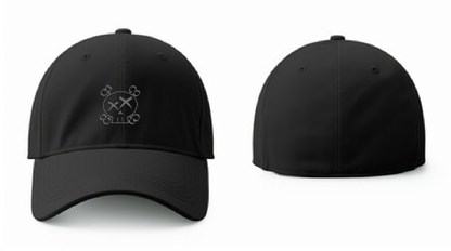 RONIN Dark Grey Skull Embroidered Logo Hat (Pre-Orders)